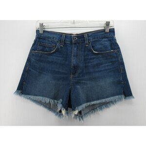 ASKK NY Shorts 27 Cut-Off Mini Distressed Denim Raw Hem USA $176 NEW